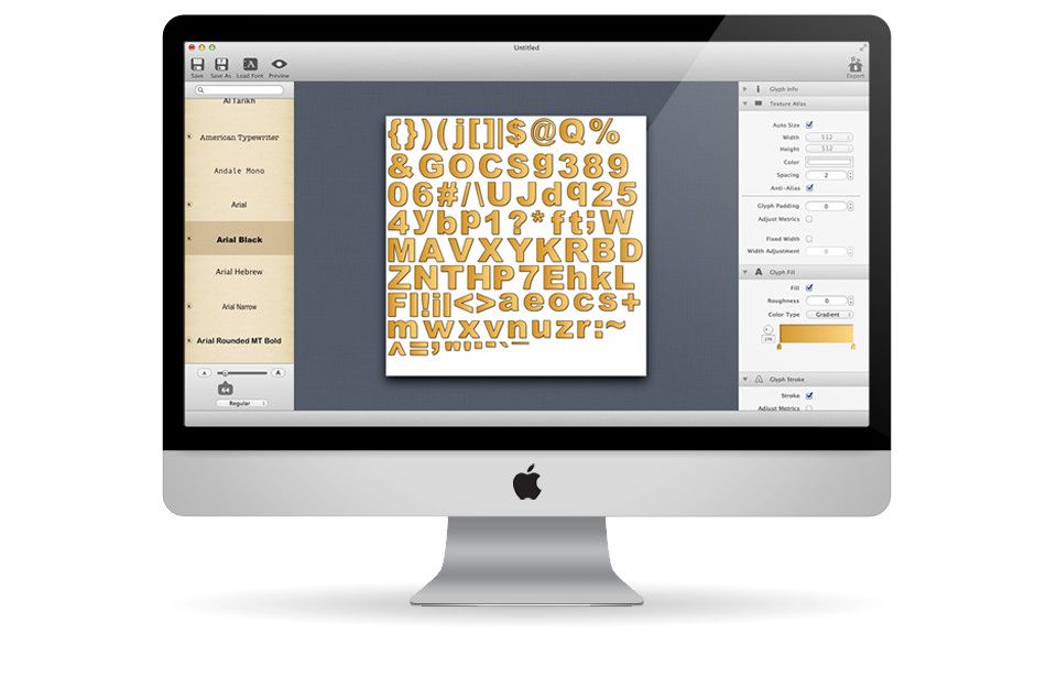 Glyph designer is the ultimate bitmap font tool designed specifically